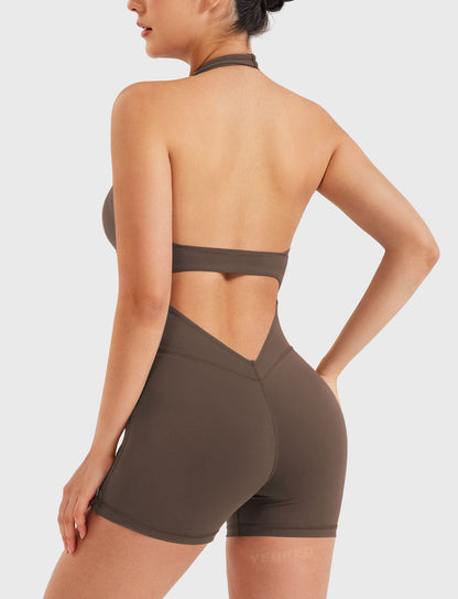 Yeoreo Joceline Backless Halter Romper