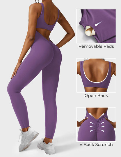 Vaeryn Lizvette V-Back Jumpsuit