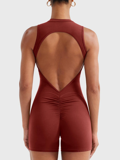 Vaeryn Tessia Backless Scrunch Romper