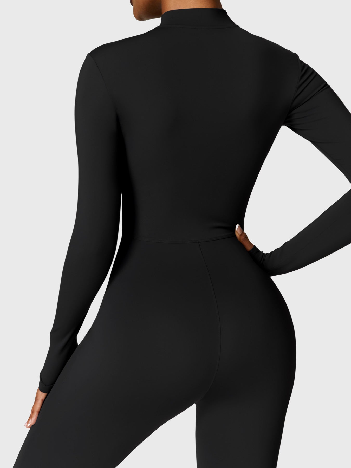 Vaeryn Belle Fleece Zip Long Sleeve Jumpsuit