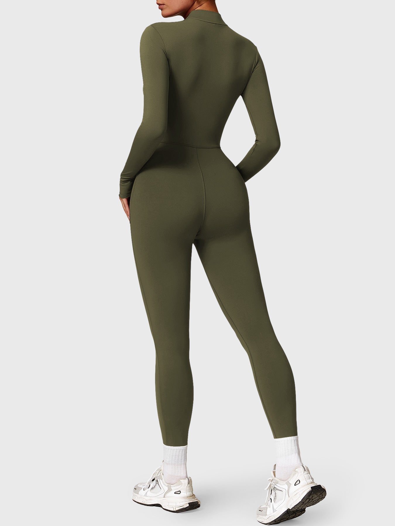 Yeoreo Belle Fleece Zipper Jumpsuit