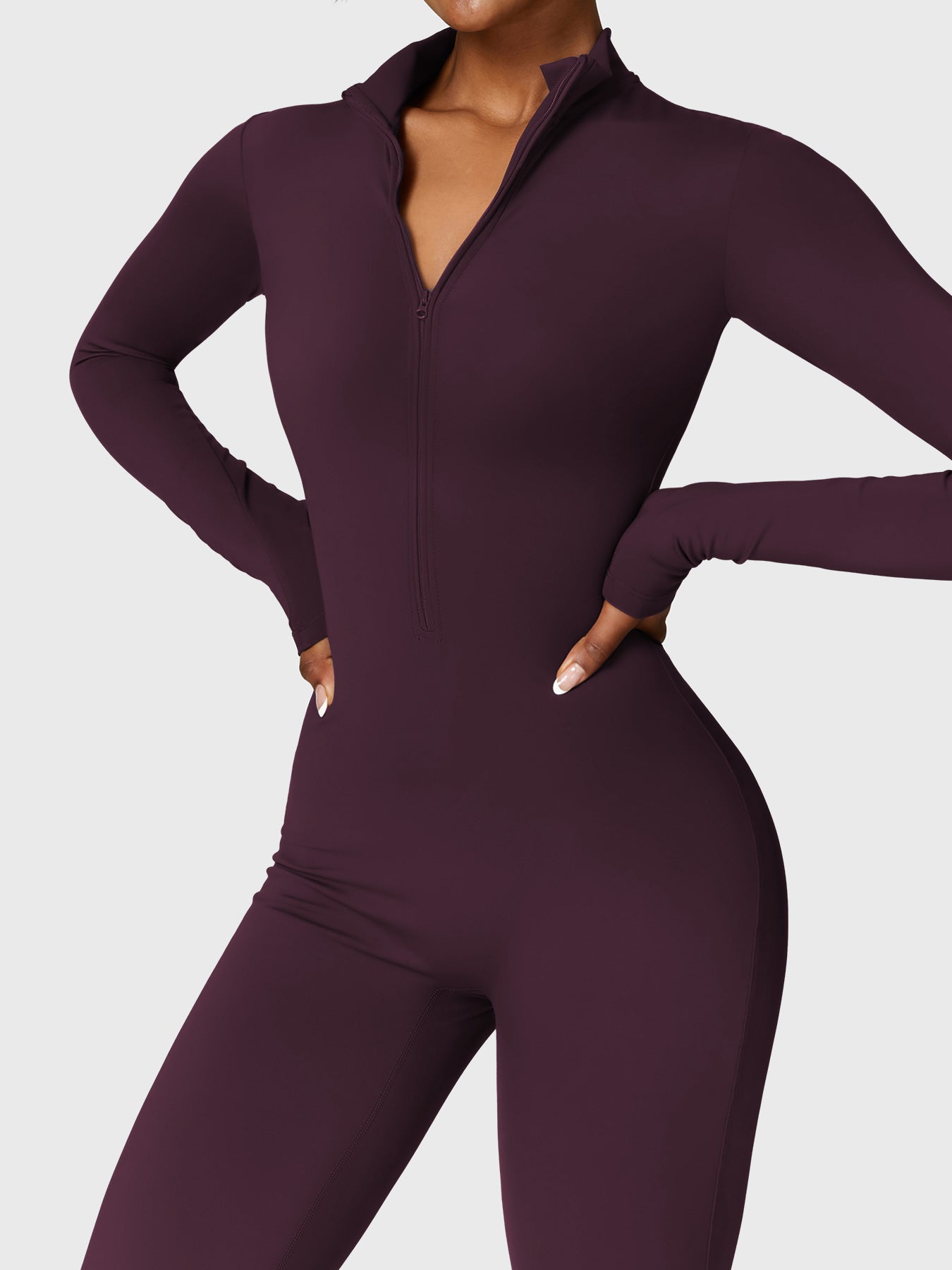 Yeoreo Belle Fleece Zipper Jumpsuit
