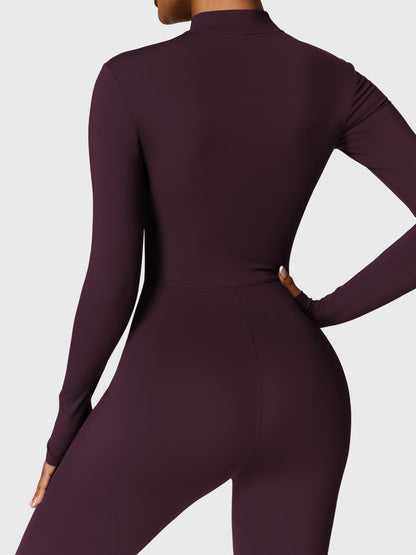 Vaeryn Belle Fleece Zip Long Sleeve Jumpsuit