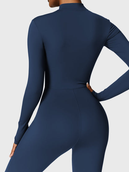 Vaeryn Belle Fleece Zip Long Sleeve Jumpsuit
