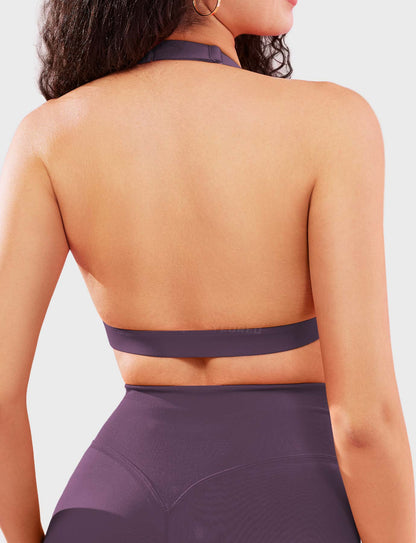 Vaeryn Roxanie Halter Sports Bra