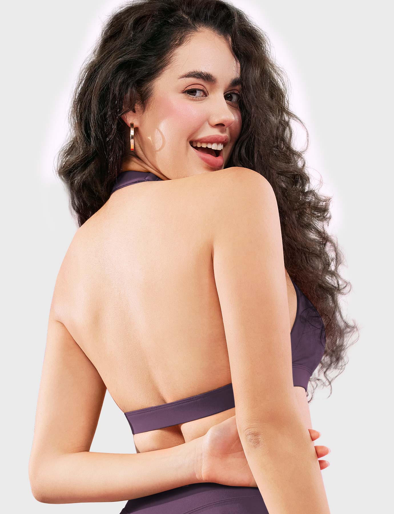 Vaeryn Roxanie Halter Sports Bra
