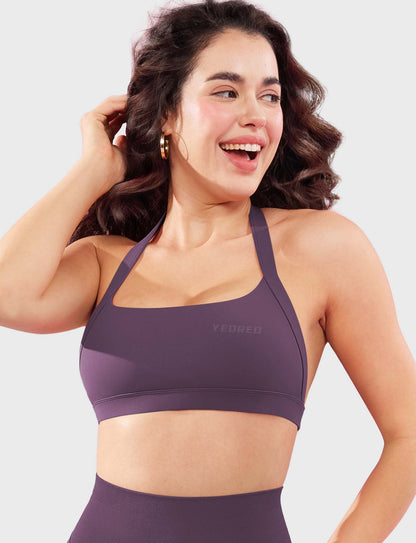 Vaeryn Roxanie Halter Sports Bra