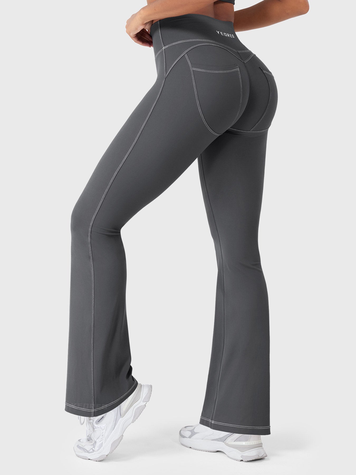 Yeoreo Astridy Faux Denim Flared Leggings