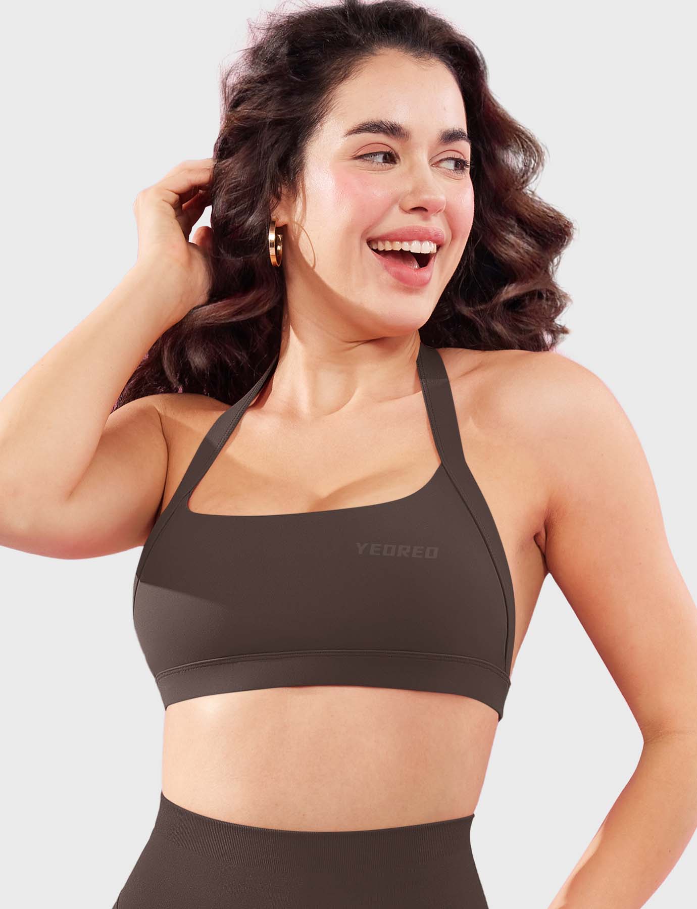 Vaeryn Roxanie Halter Sports Bra