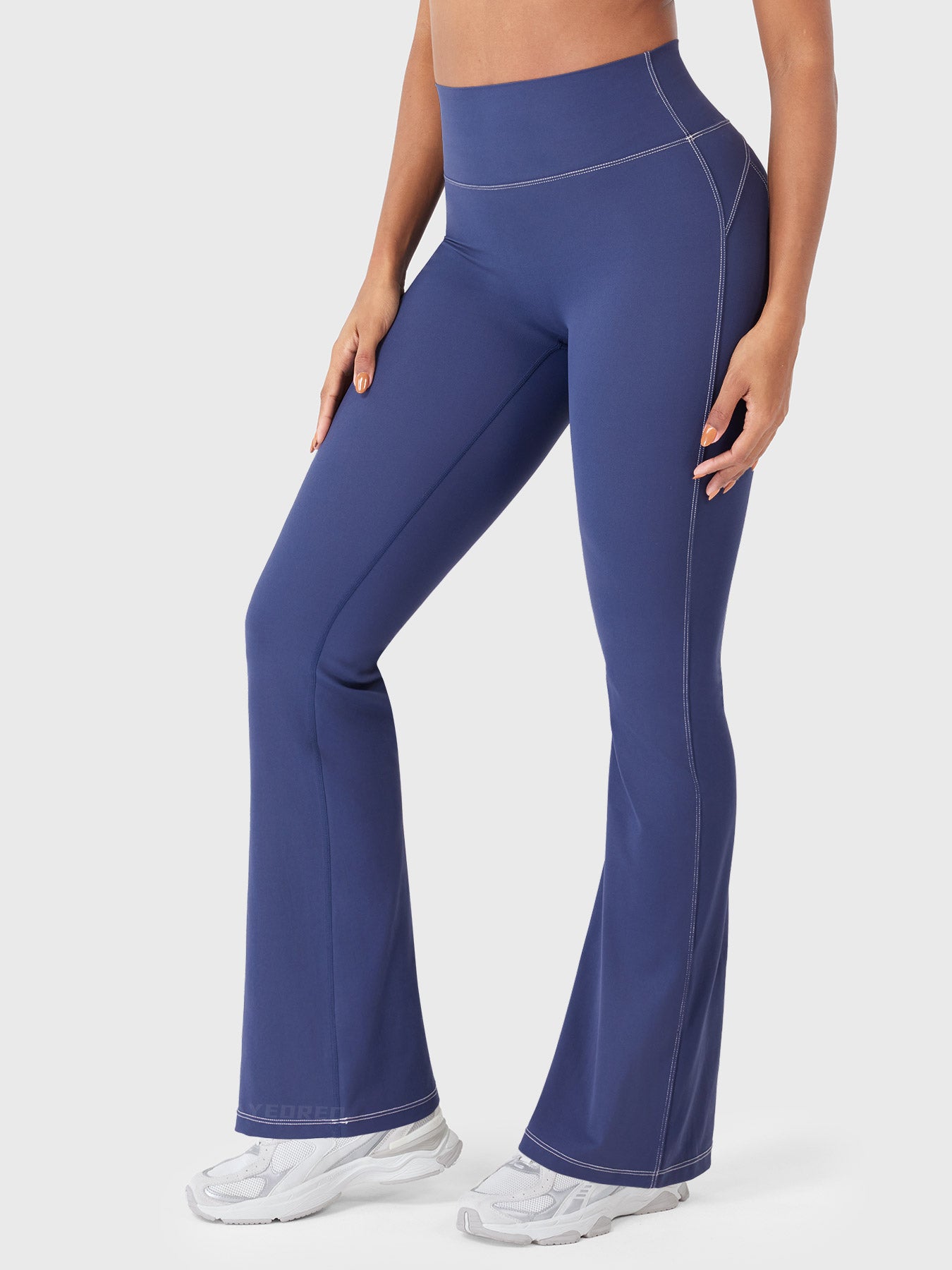 Yeoreo Astridy Faux Denim Flared Leggings