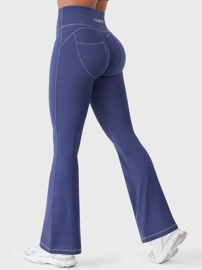Yeoreo Astridy Faux Denim Flared Leggings
