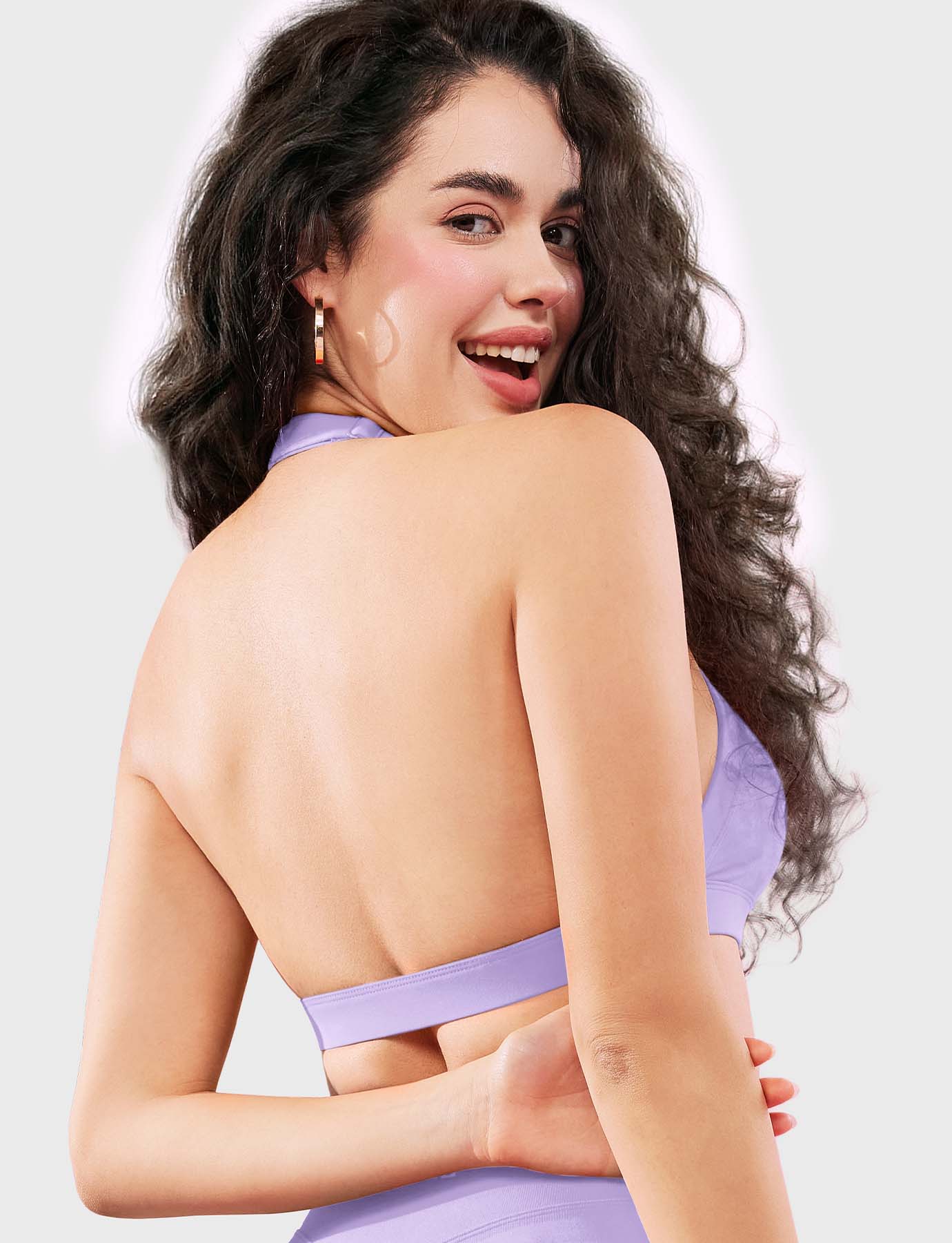 Vaeryn Roxanie Halter Sports Bra