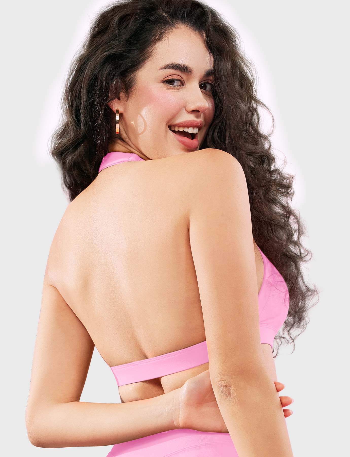 Vaeryn Roxanie Halter Sports Bra