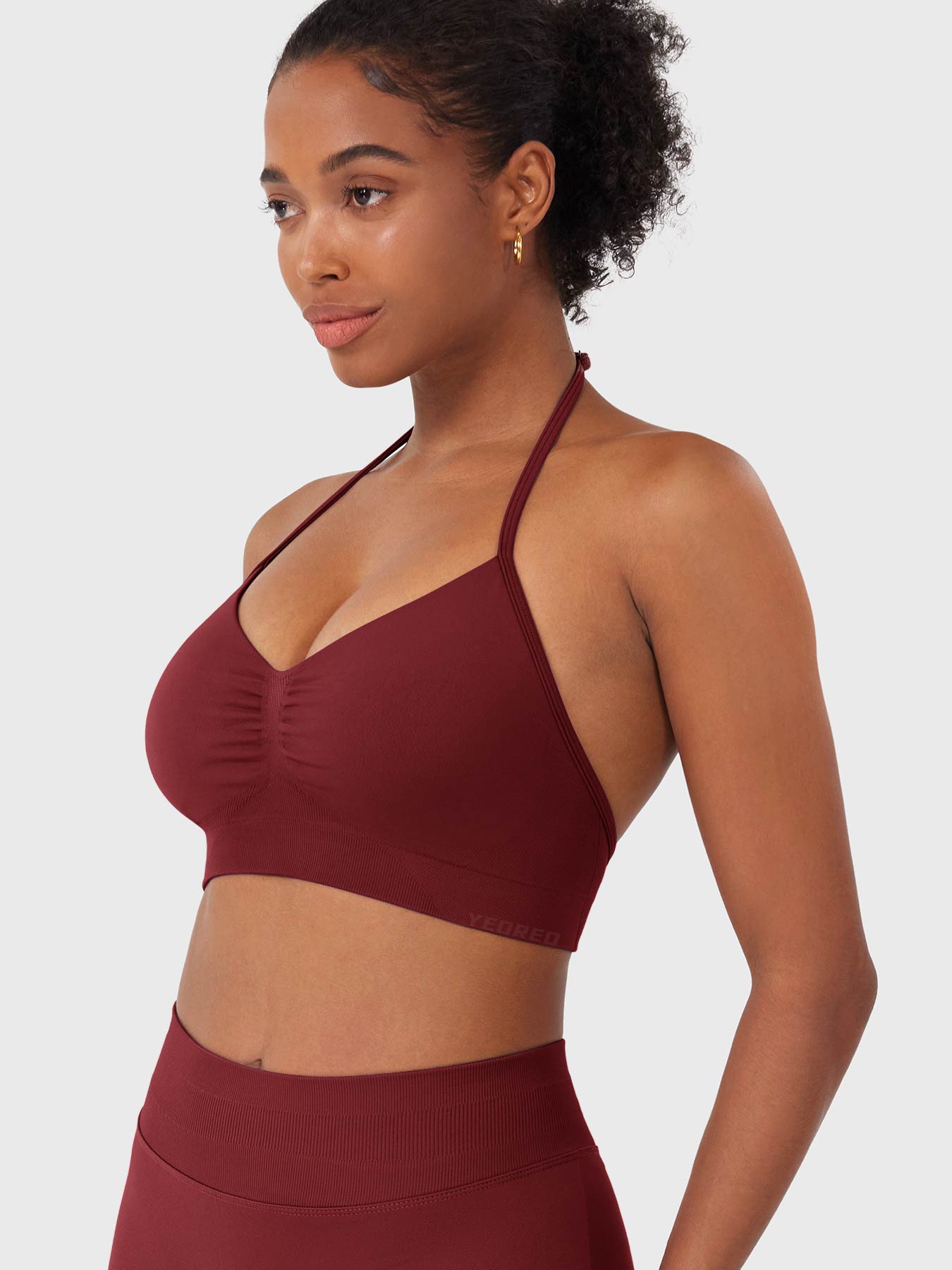 Vaeryn Vanie SoftHue Halter Sports Bra