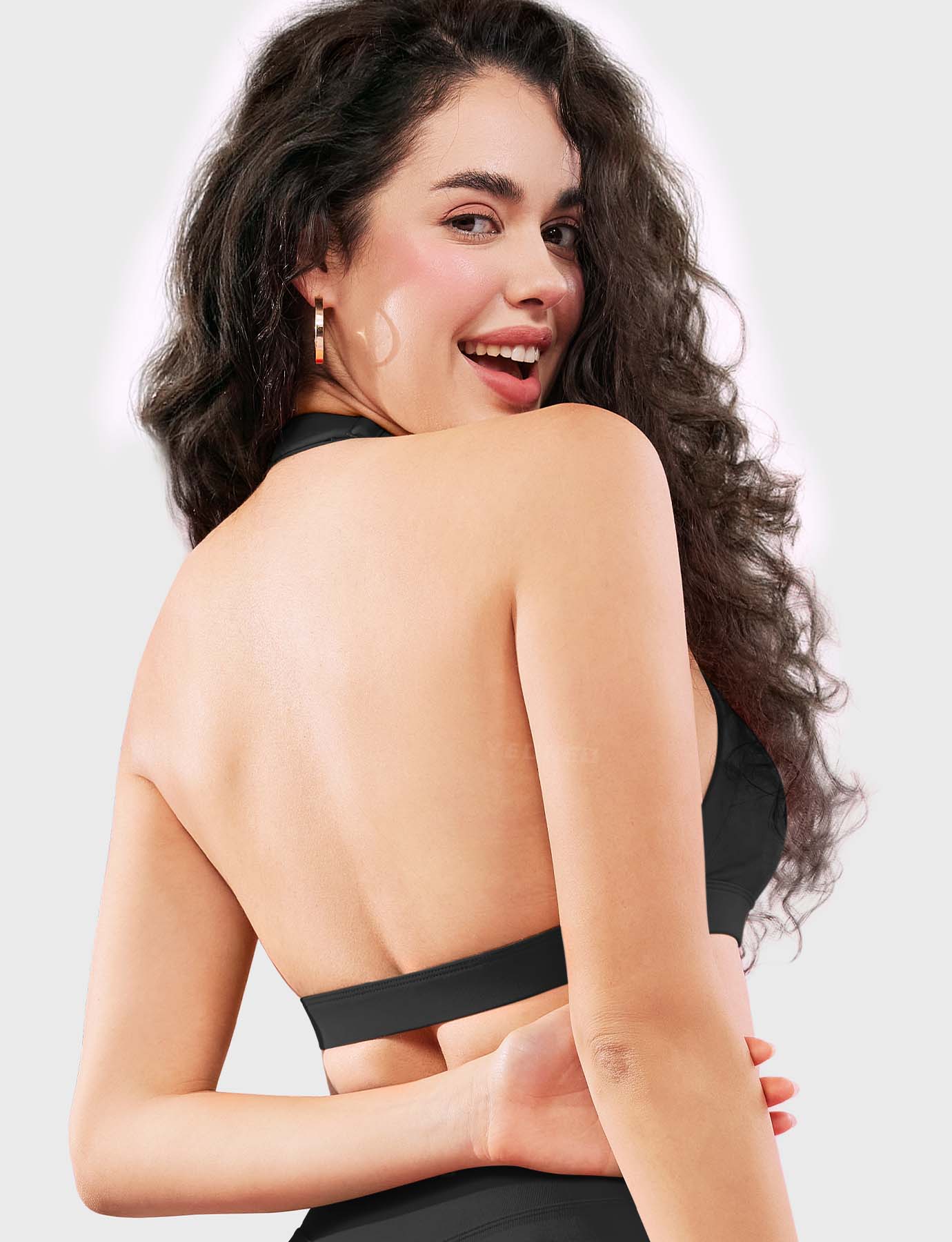 Vaeryn Roxanie Halter Sports Bra