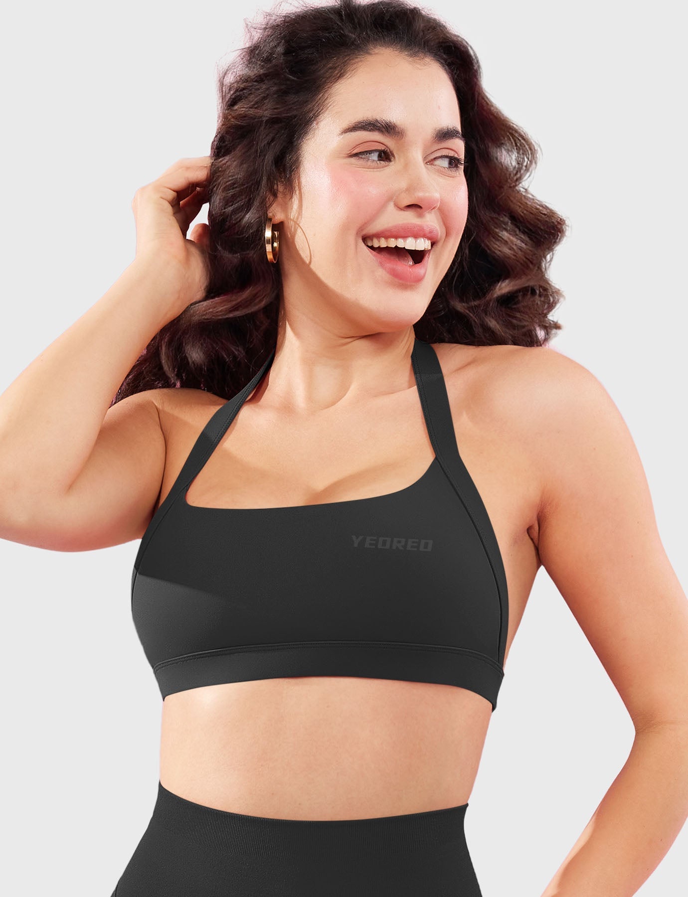 Vaeryn Roxanie Halter Sports Bra