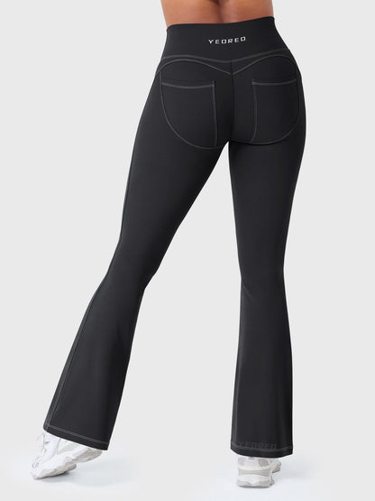 Yeoreo Astridy Faux Denim Flared Leggings