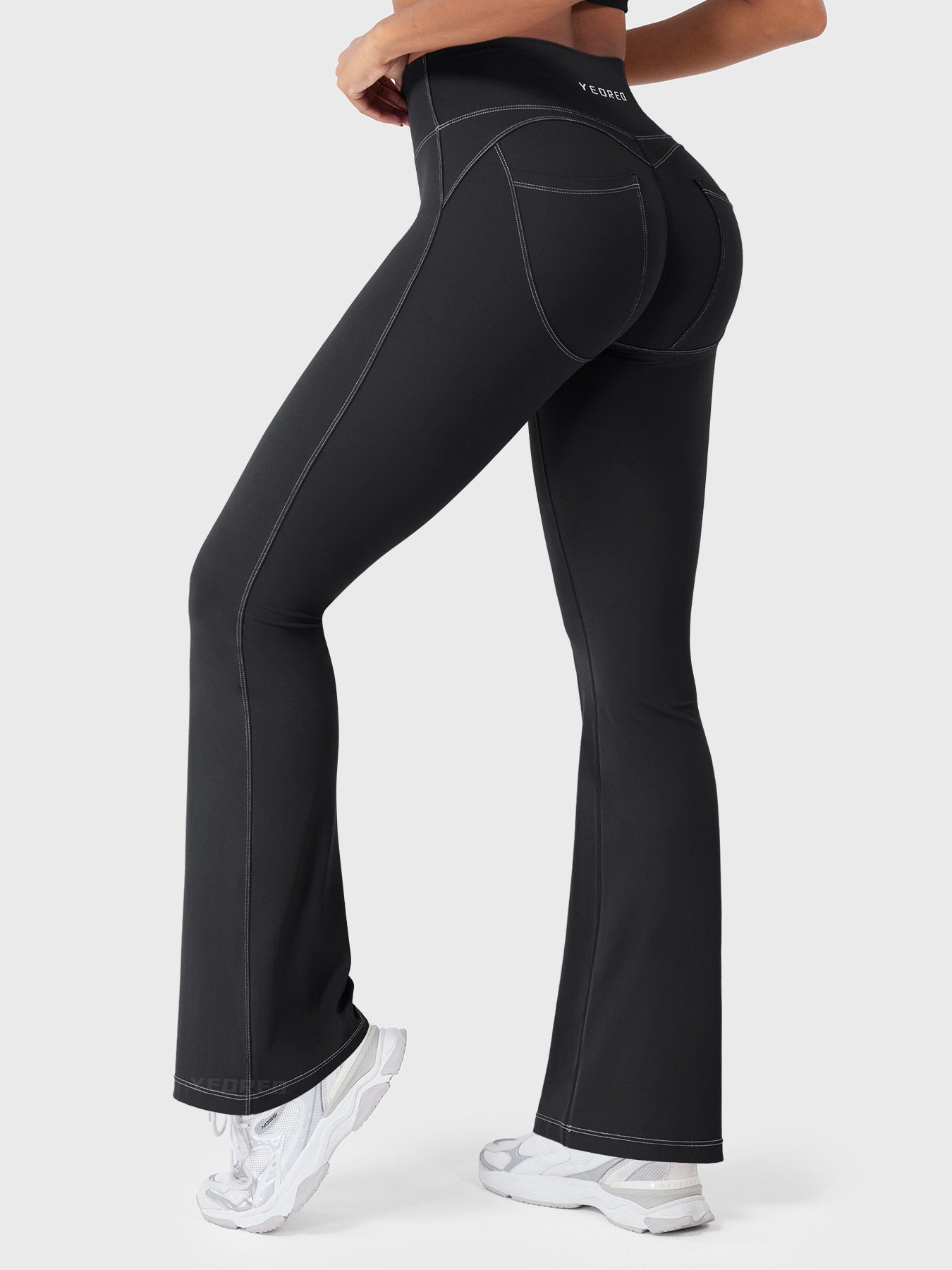 Yeoreo Astridy Faux Denim Flared Leggings