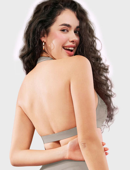 Vaeryn Roxanie Halter Sports Bra