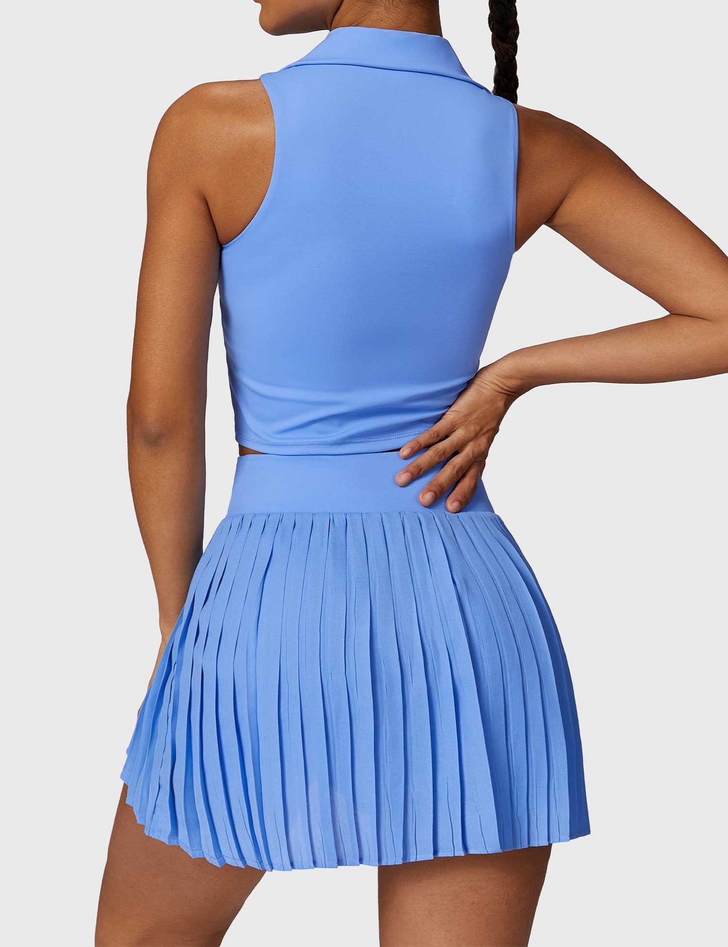 Yeoreo Crop Top Tennis Skirt Sets