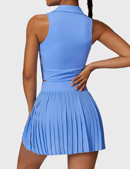 Yeoreo Crop Top Tennis Skirt Sets