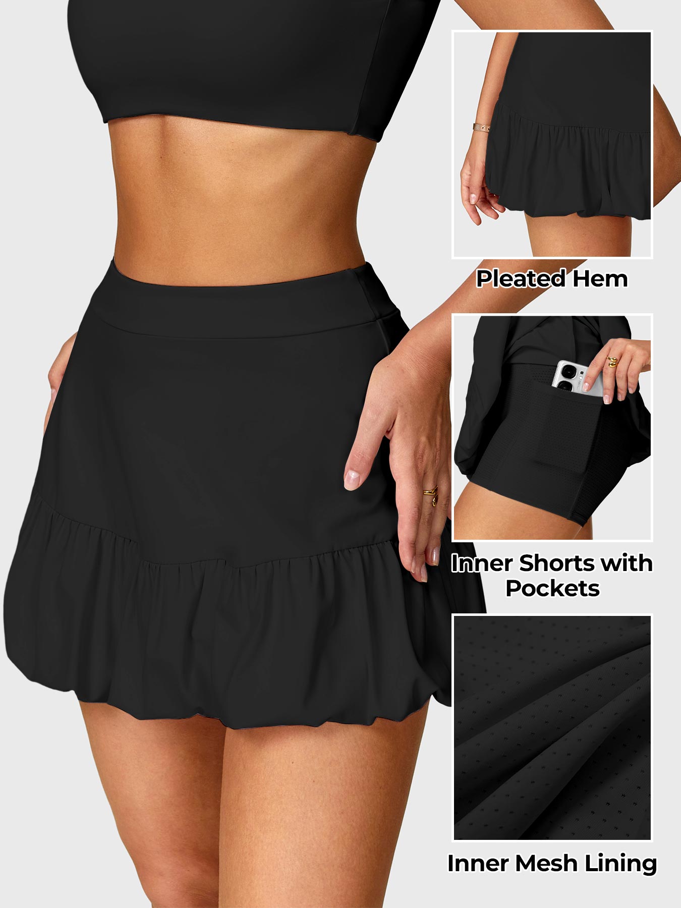 Yeoreo Cloris Pleated Tennis Skirt