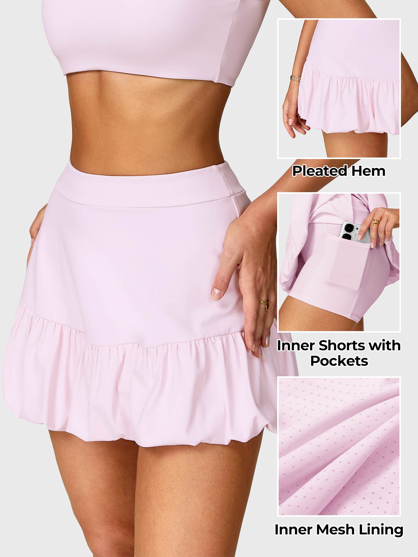 Yeoreo Cloris Pleated Tennis Skirt
