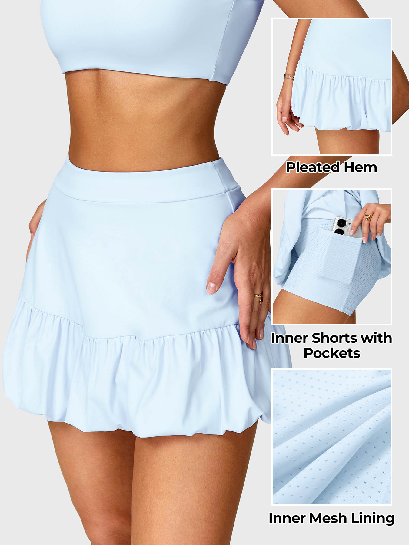 Yeoreo Cloris Pleated Tennis Skirt