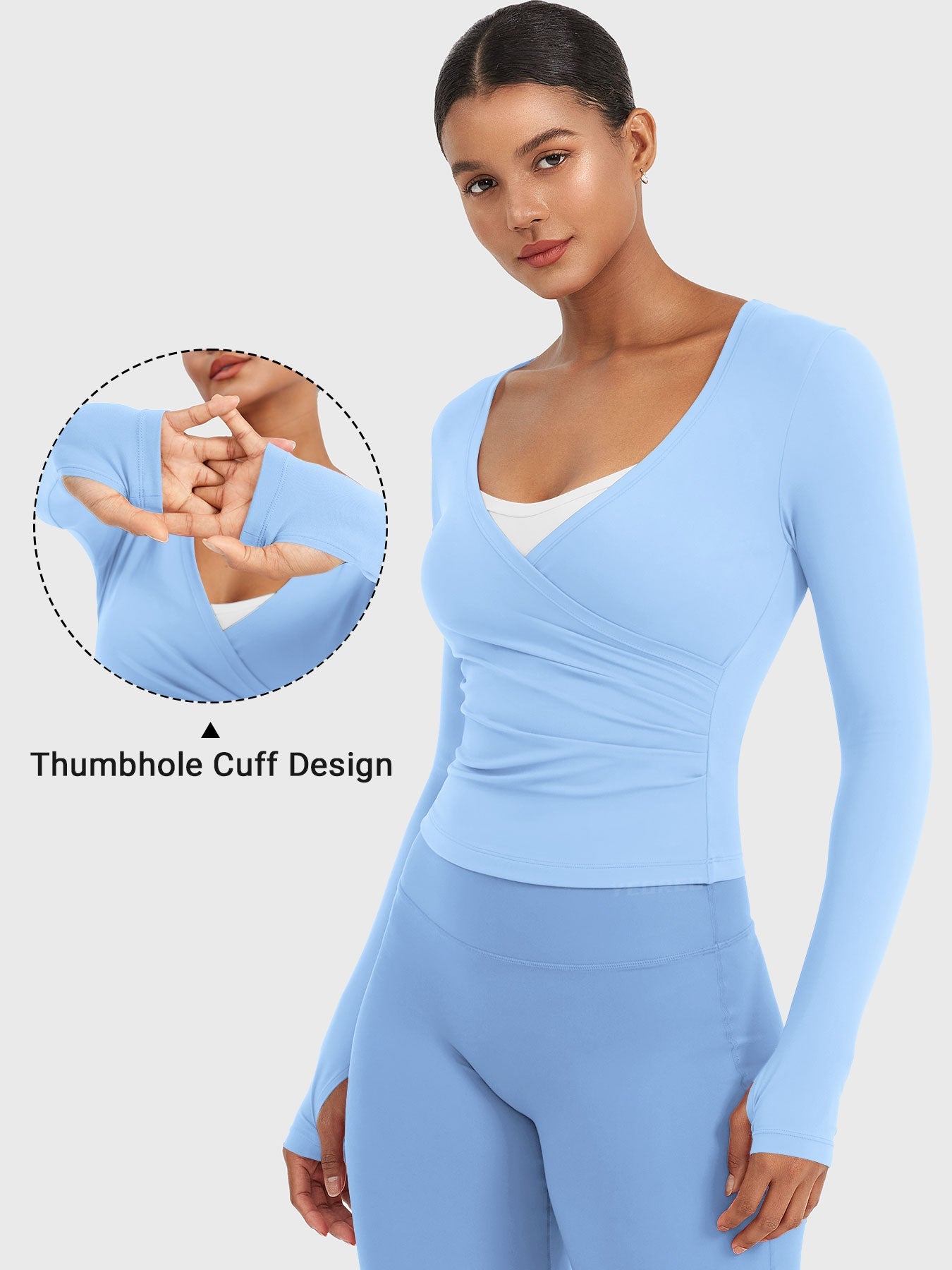 Vaeryn Minniy V Neck Long Sleeve Top