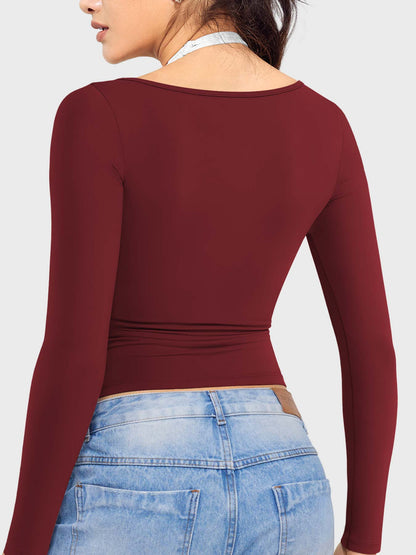 Yeoreo Arleney Square Neck Long Sleeve