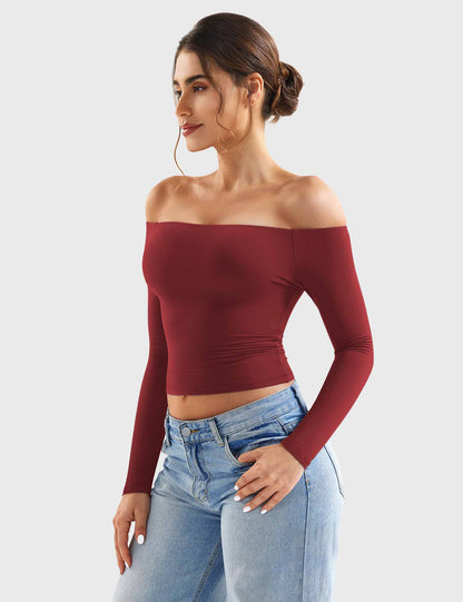 Vaeryn Luzlie Off Shoulder Top