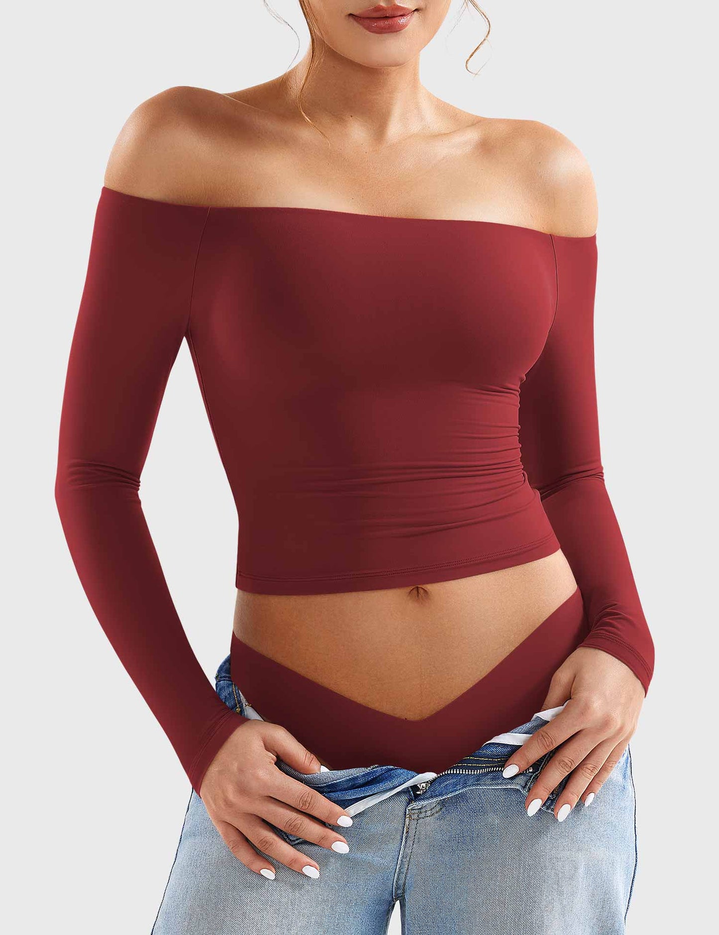 Vaeryn Luzlie Off Shoulder Top