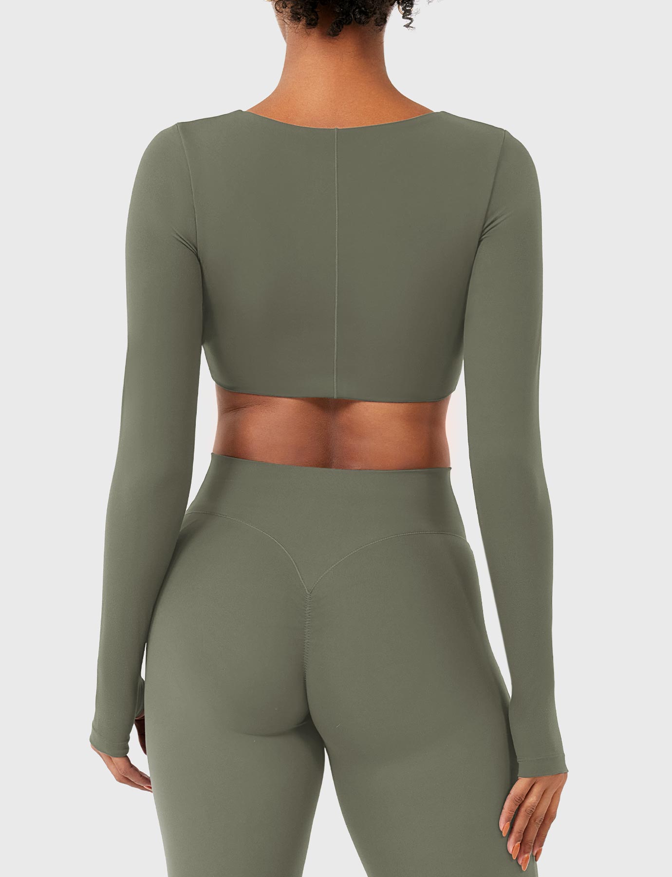 Yeoreo Agantha Ruched Long Sleeve Top