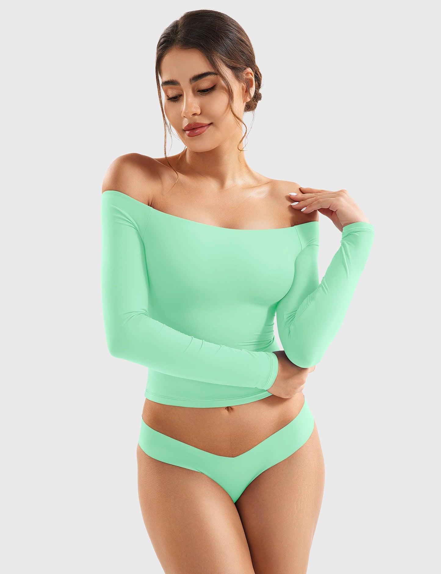 Vaeryn Luzlie Off Shoulder Top