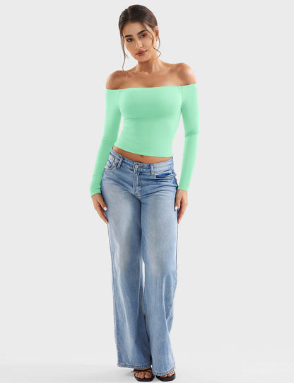 Vaeryn Luzlie Off Shoulder Top