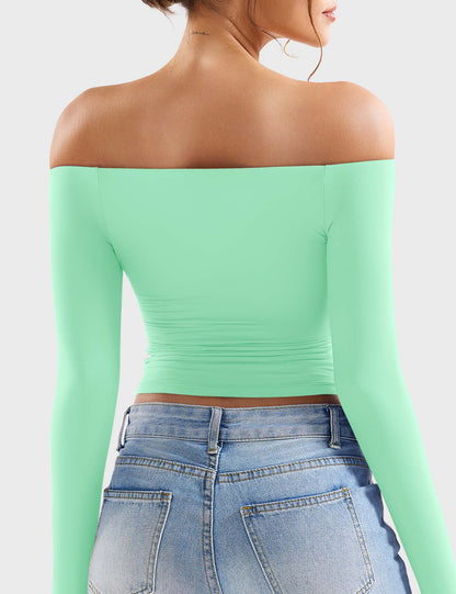 Vaeryn Luzlie Off Shoulder Top