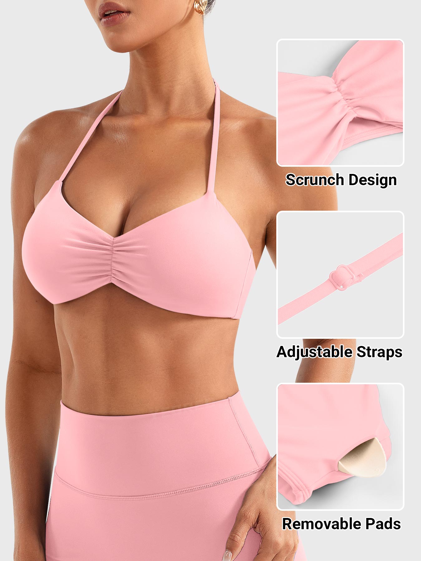 Yeoreo Amiey Halter Sports Bra