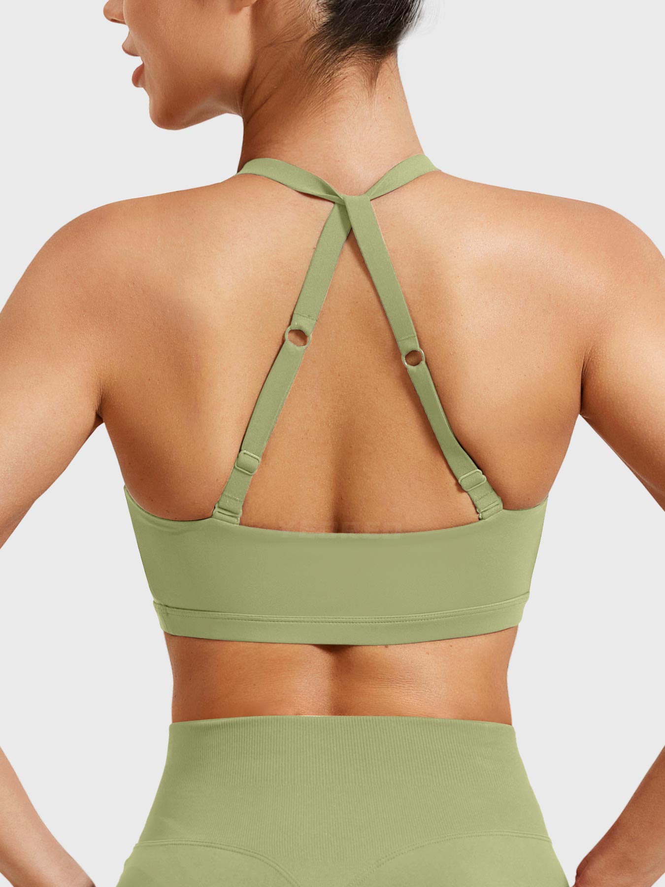 Vaeryn Micaela Twist Front Sports Bra