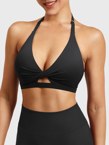 Vaeryn Micaela Twist Front Sports Bra