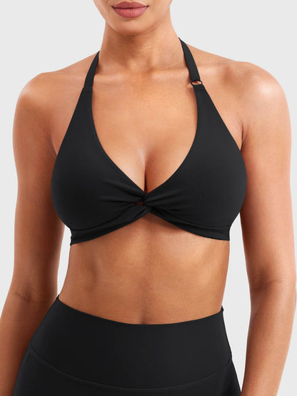 Vaeryn Melisy Halter Sports Bra