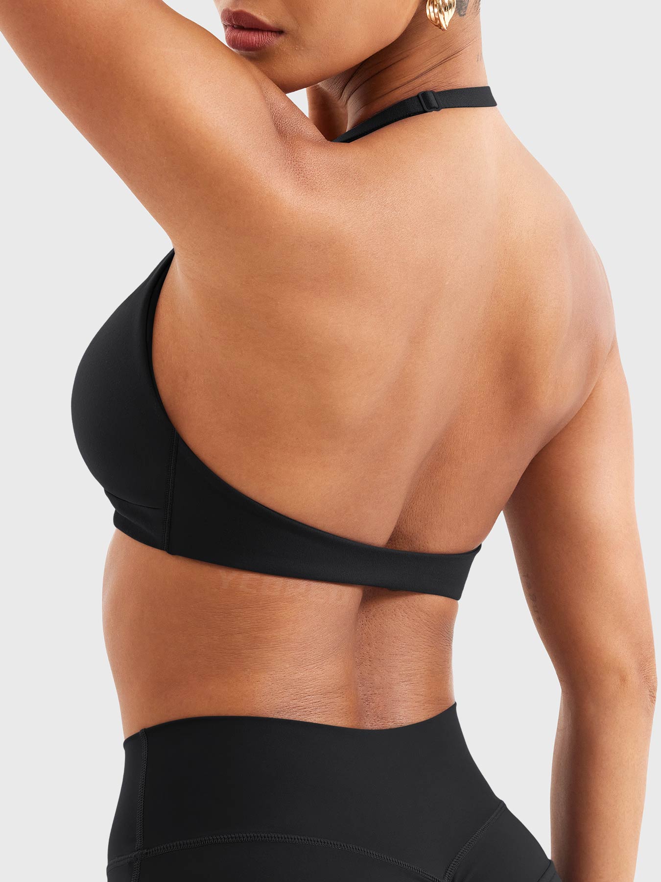 Vaeryn Melisy Halter Sports Bra