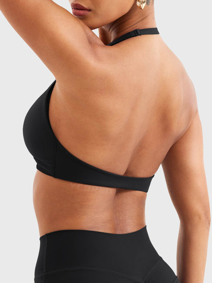 Vaeryn Melisy Halter Sports Bra