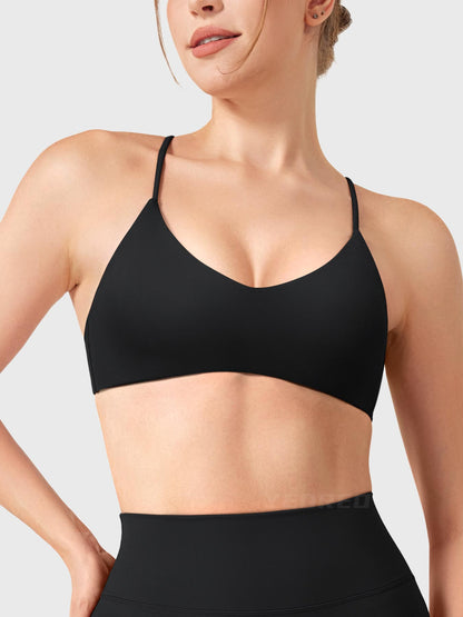 Vaeryn Zaahira V-Neck Adjustable Sports Bra