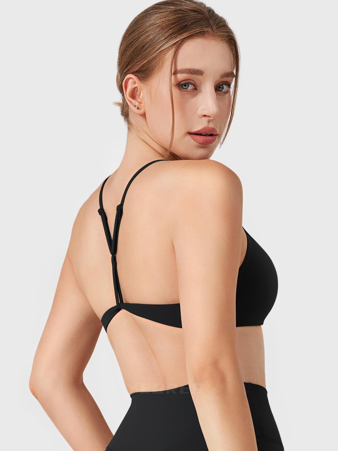 Vaeryn Zaahira V-Neck Adjustable Sports Bra