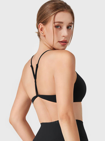 Vaeryn Zaahira V-Neck Adjustable Sports Bra