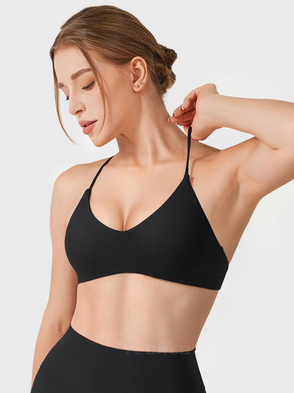 Vaeryn Zaahira V-Neck Adjustable Sports Bra