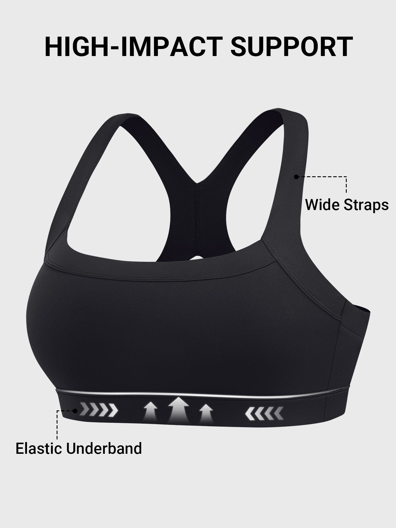 Vaeryn Tracii High Impact Sports Bra