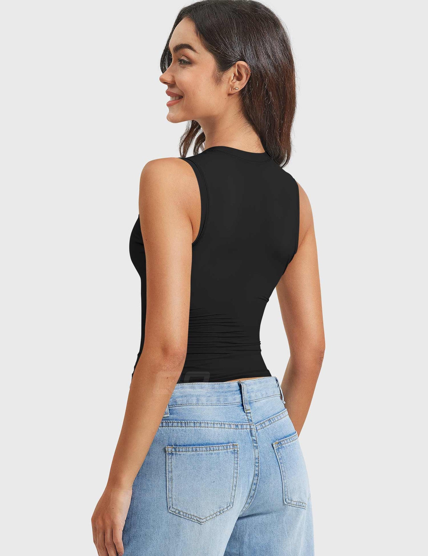 Vaeryn Sweeney Mock Neck Tank