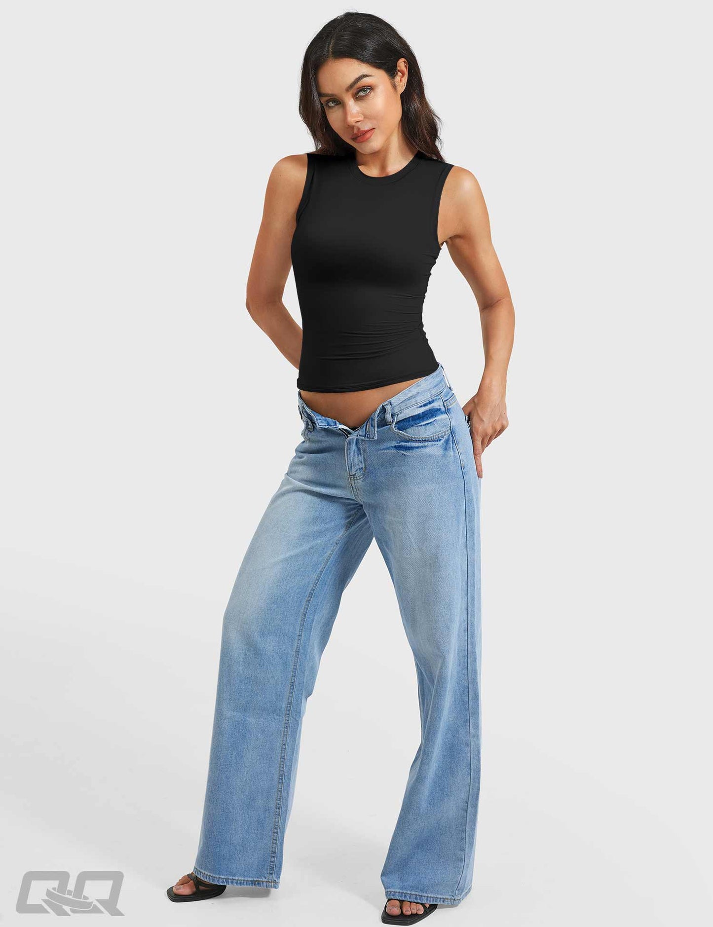 Vaeryn Sweeney Mock Neck Tank