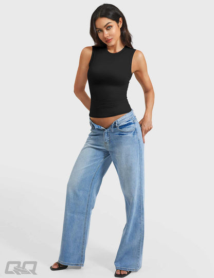 Vaeryn Sweeney Mock Neck Tank